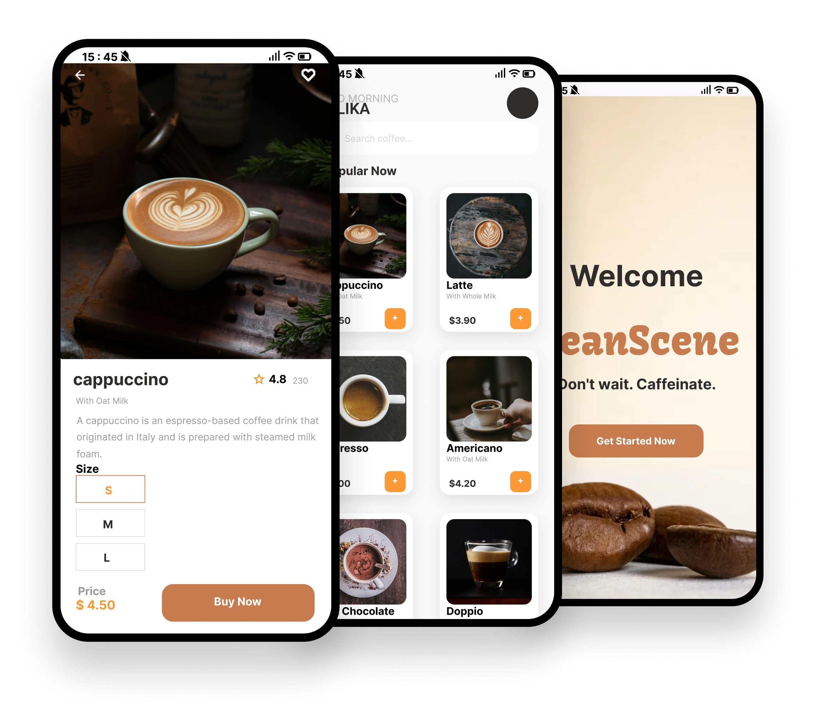 BeanScene Application Showcase